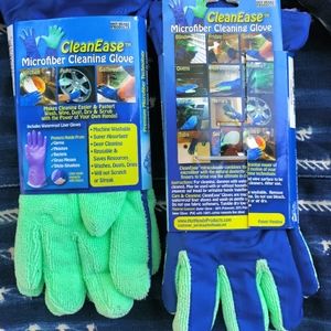 2pk Microfiber Cleaning Gloves